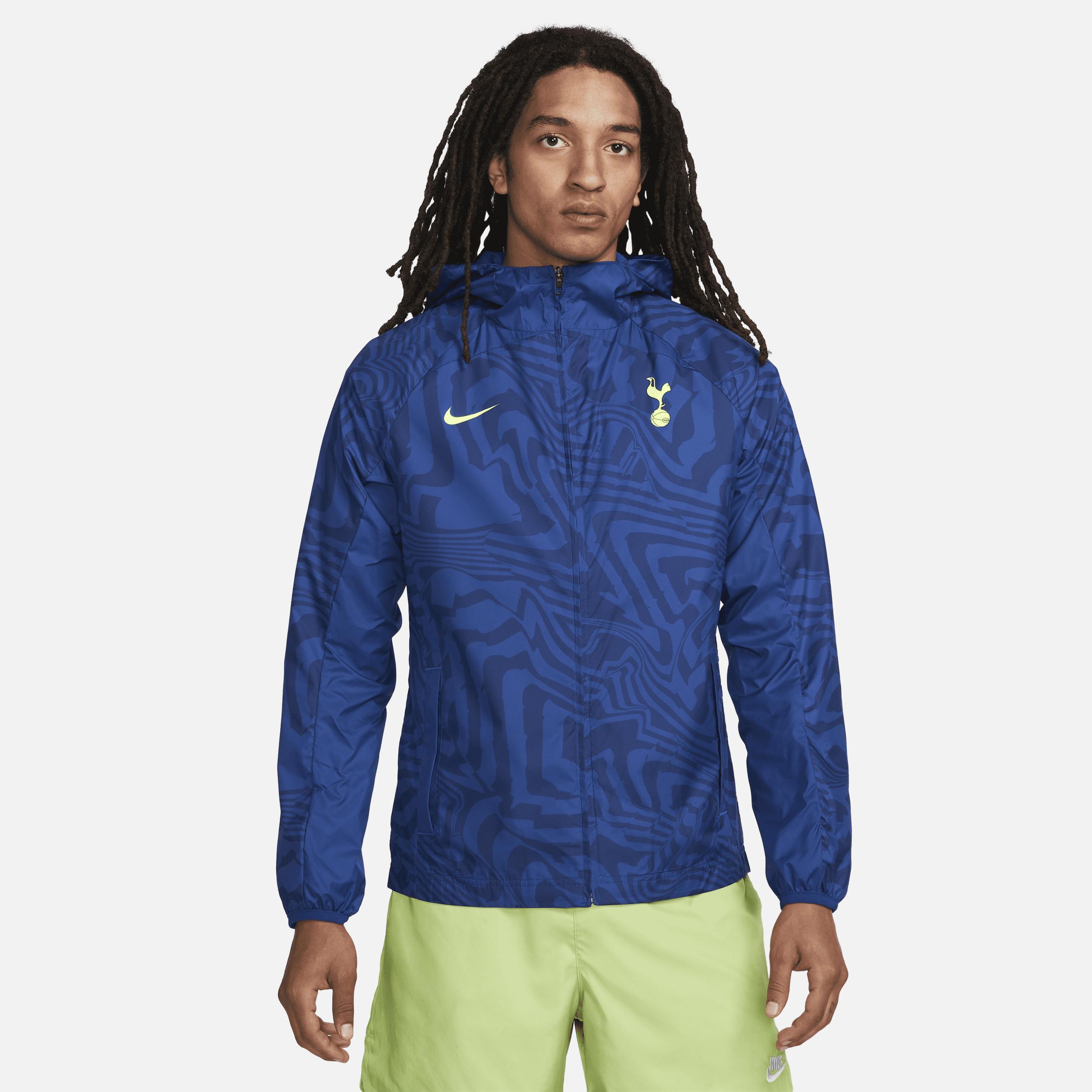 Men's Nike Blue Tottenham Hotspur AWF Performance Raglan Full-Zip Jacket, Size: Small, Tot Blue Product Image
