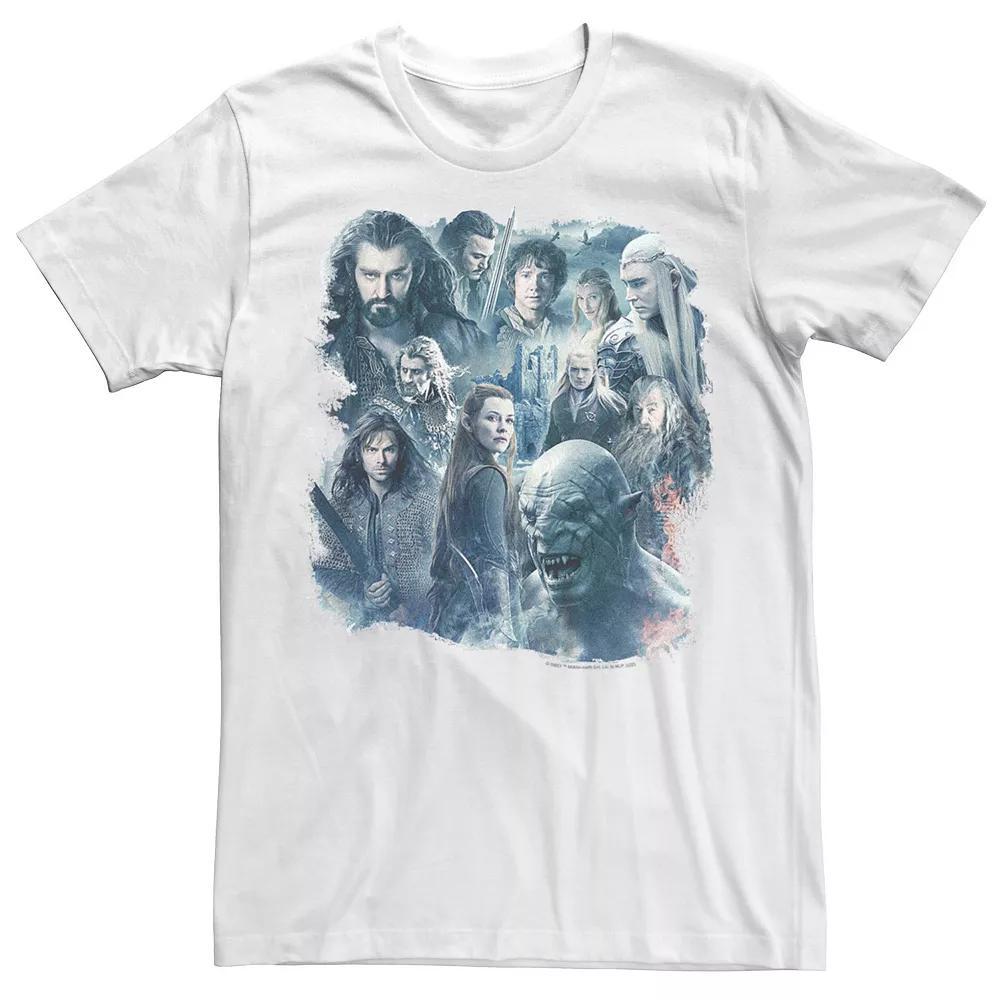 Men's The Hobbit Five Armies Cast Tee, Size: Medium, White Product Image