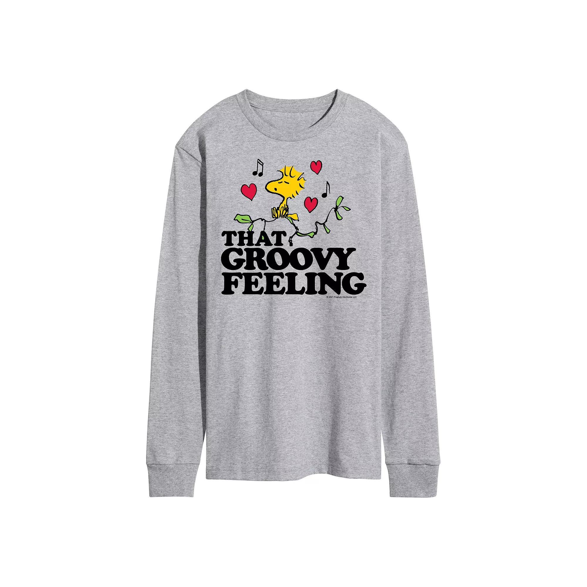 Mens Peanuts That Groovy Feeling Long Sleeve Tee Product Image