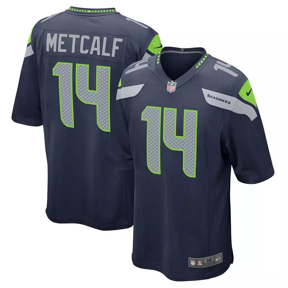 Men's Nike Charles Cross College Navy Seattle Seahawks 2022 NFL Draft First Round Pick Game Jersey, Size: 3XL, Blue Product Image