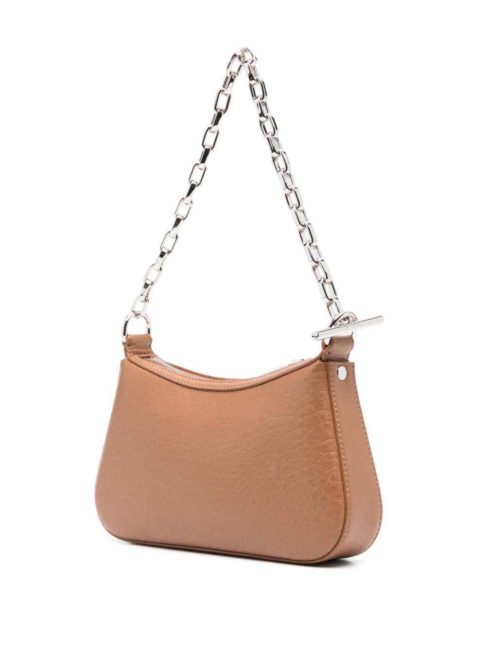 ALEXANDER MCQUEEN Mini T-bar Shoulder Bag In Brown Product Image