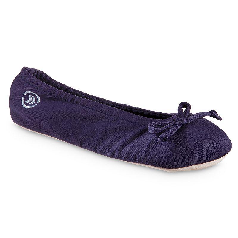 Isotoner Women's Classic Ballerina Slippers - Pink L Product Image