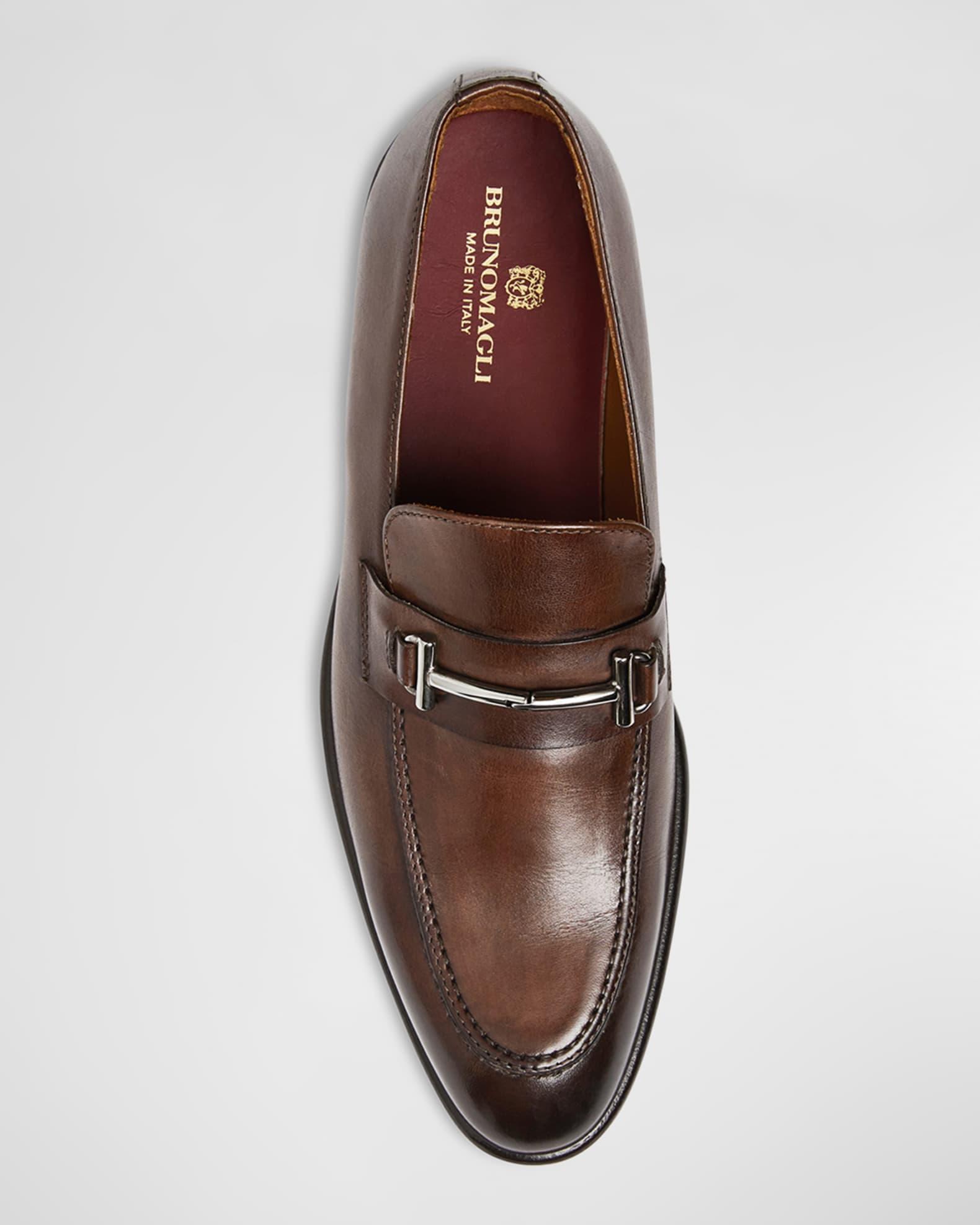Men's Sante Double-Gore Leather Bit Loafers Product Image