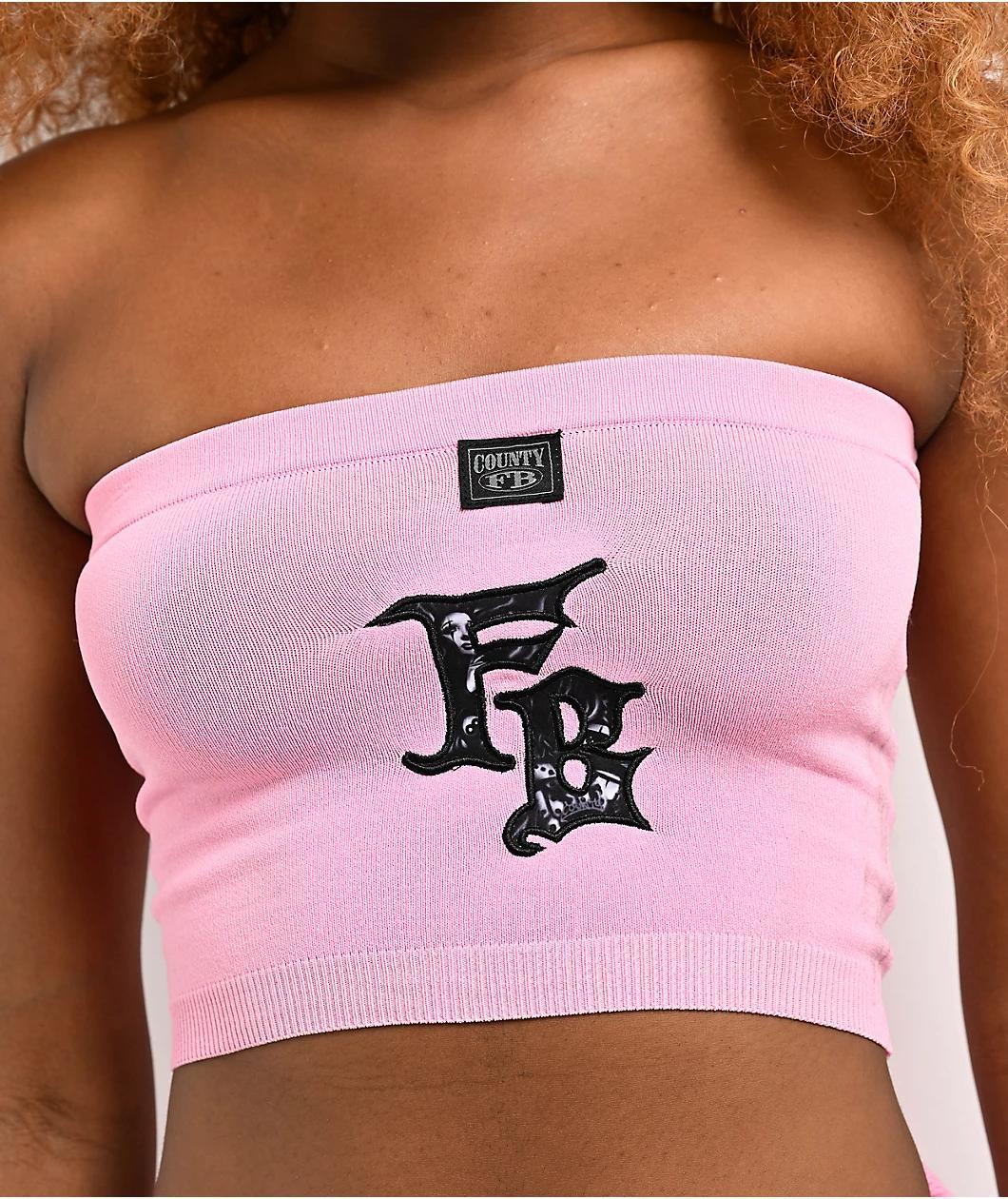 FB County Airbrush Pink Tube Top Product Image