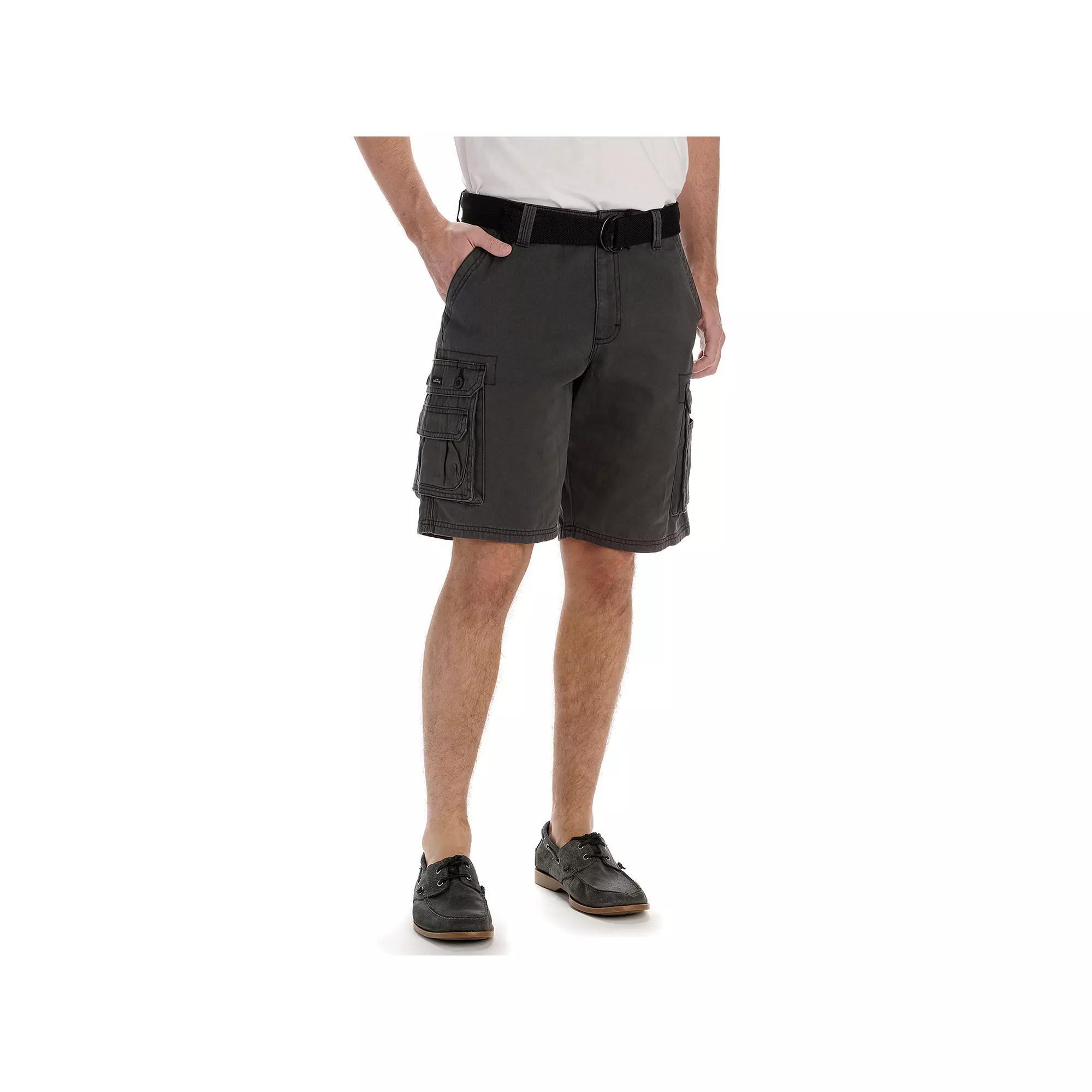 Men's Lee® 11.25" Wyoming Belted Cargo Shorts, Size: 34, Shiner Product Image