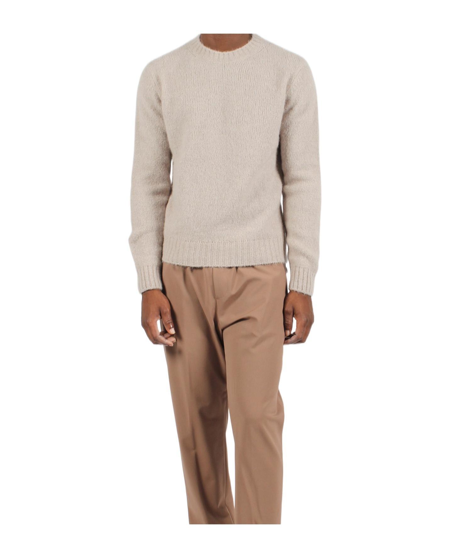 HERNO Brushed-finish Sweater In Nude Product Image