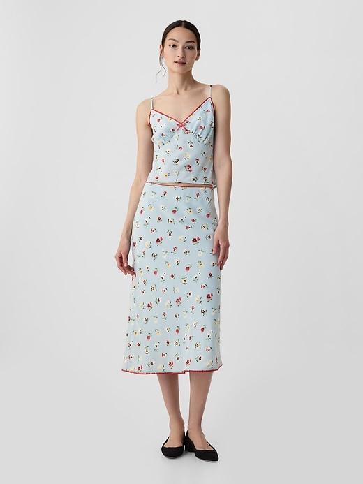 Gap × DÔEN Cropped Floral Cami Product Image