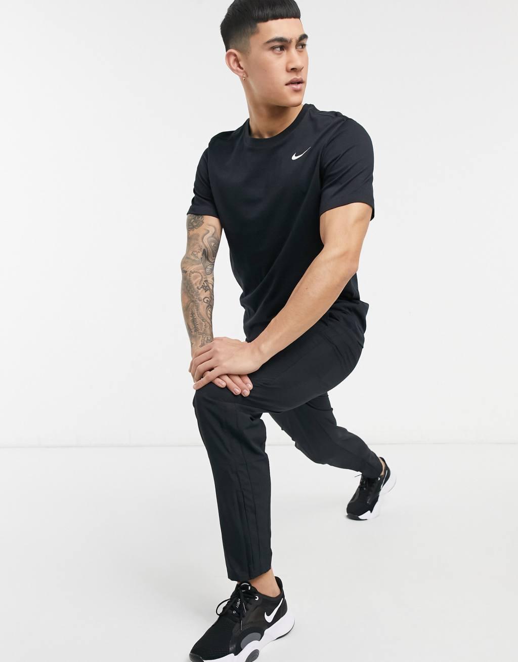 Nike Training Dri-FIT Solid t-shirt in black Product Image