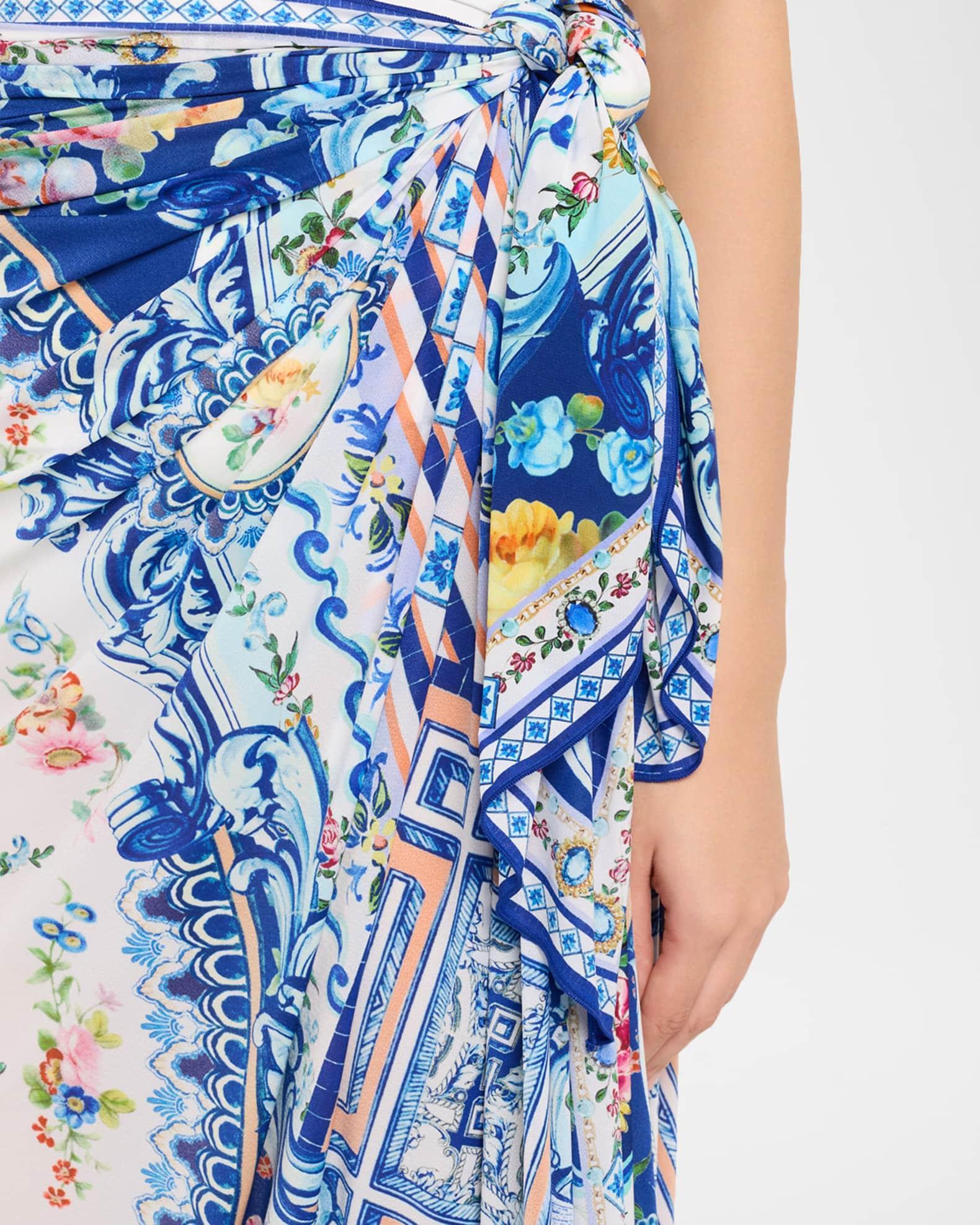 Tiles Darls Long Sarong Coverup Product Image