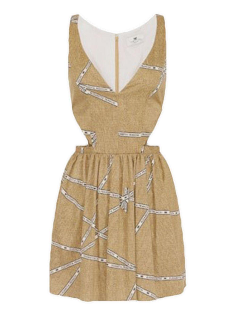printed cut-out mini dress Product Image