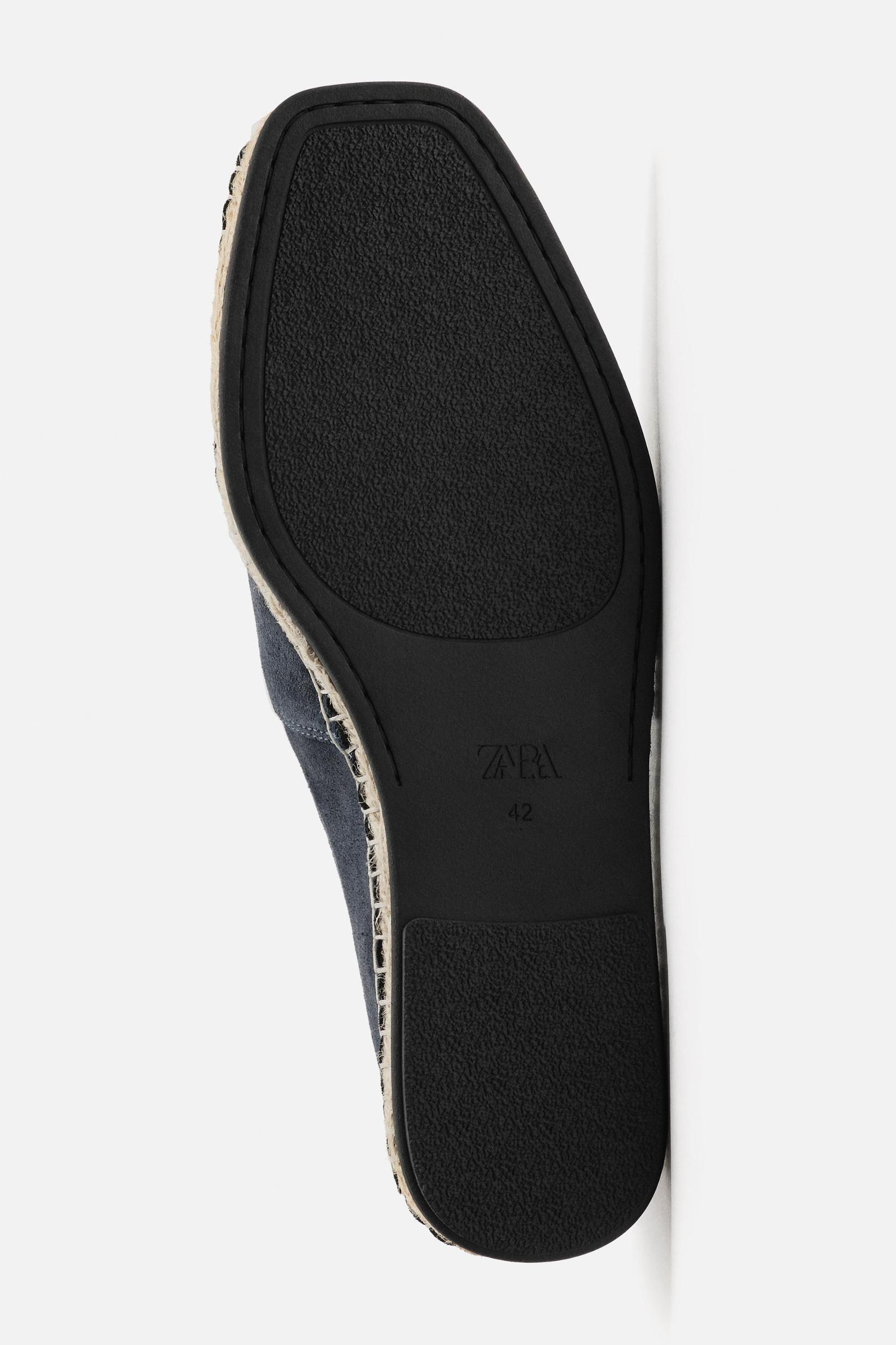 LEATHER ESPADRILLES Product Image
