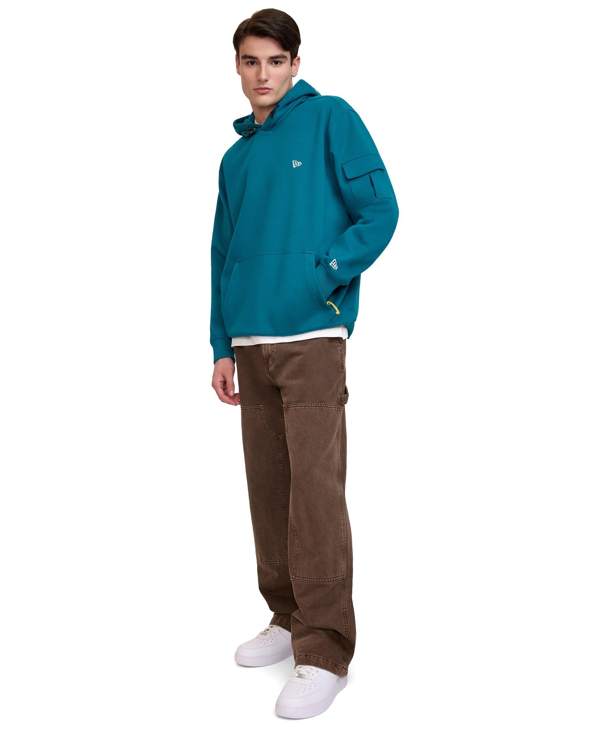 New Era Cap Blue Outdoor Hoodie Male Product Image