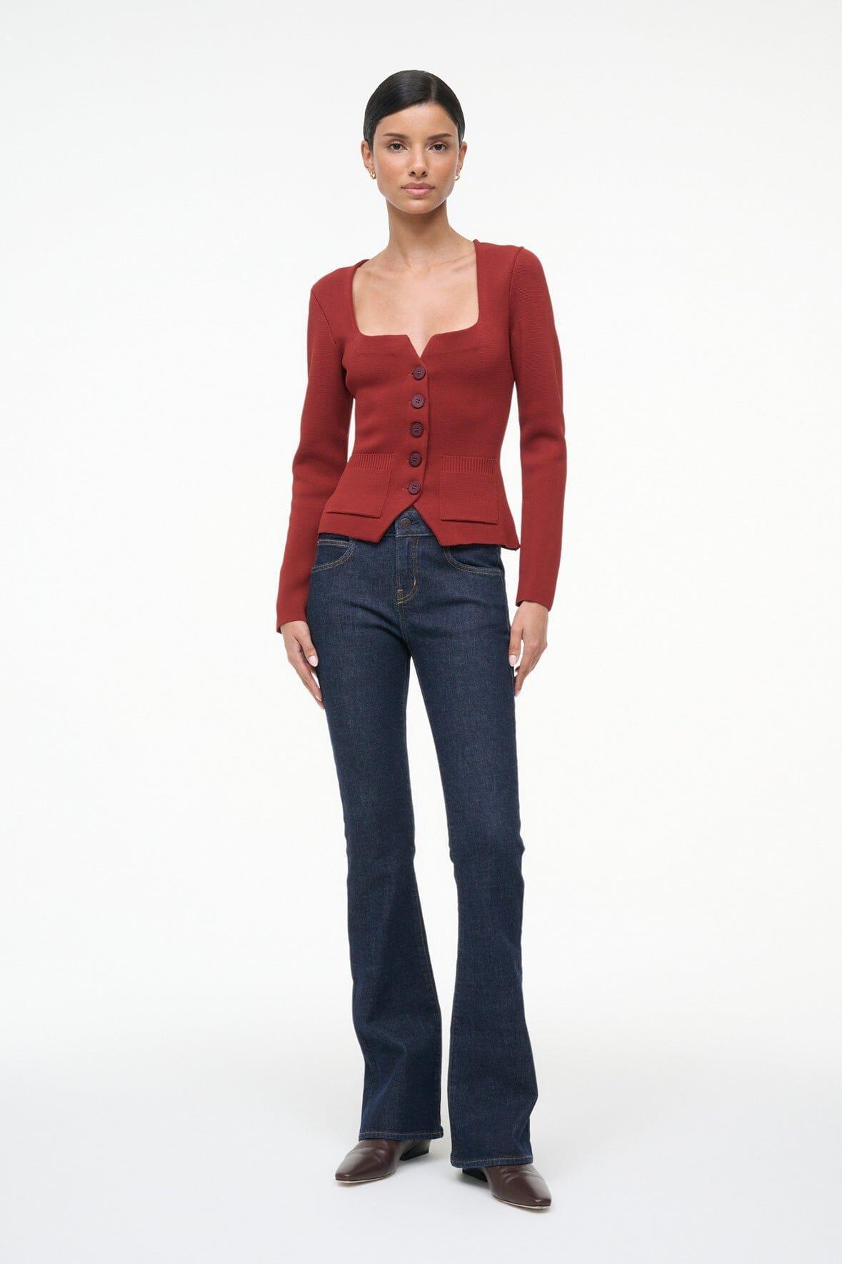 RACHELA TOP | SANGRIA Product Image