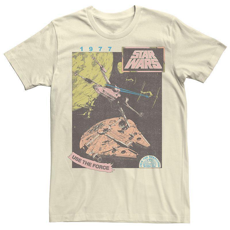 Men's Star Wars Join The Rebellion 1977 Tee, Size: XL, White Product Image