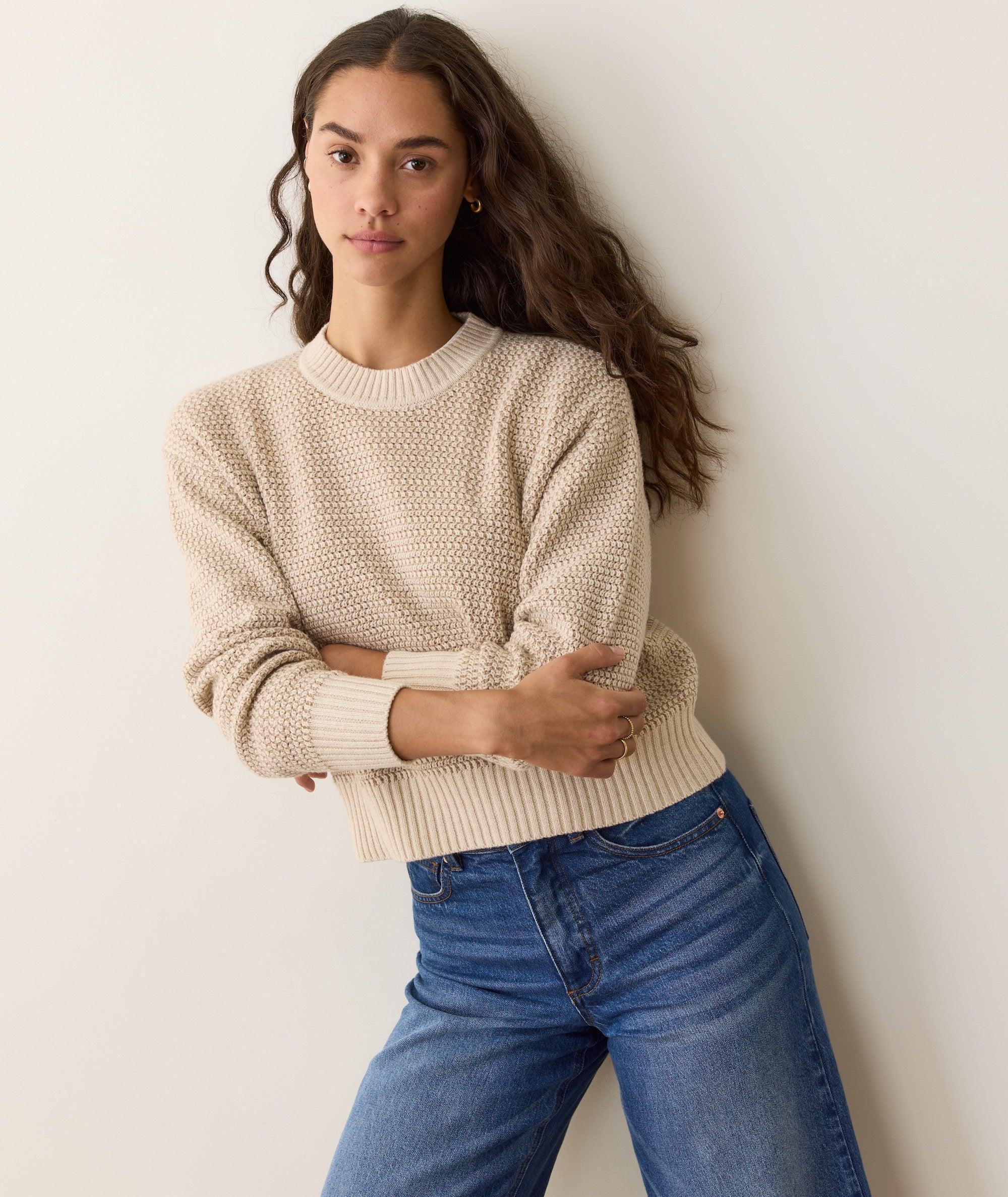 Robin Textured Crewneck Sweater Product Image