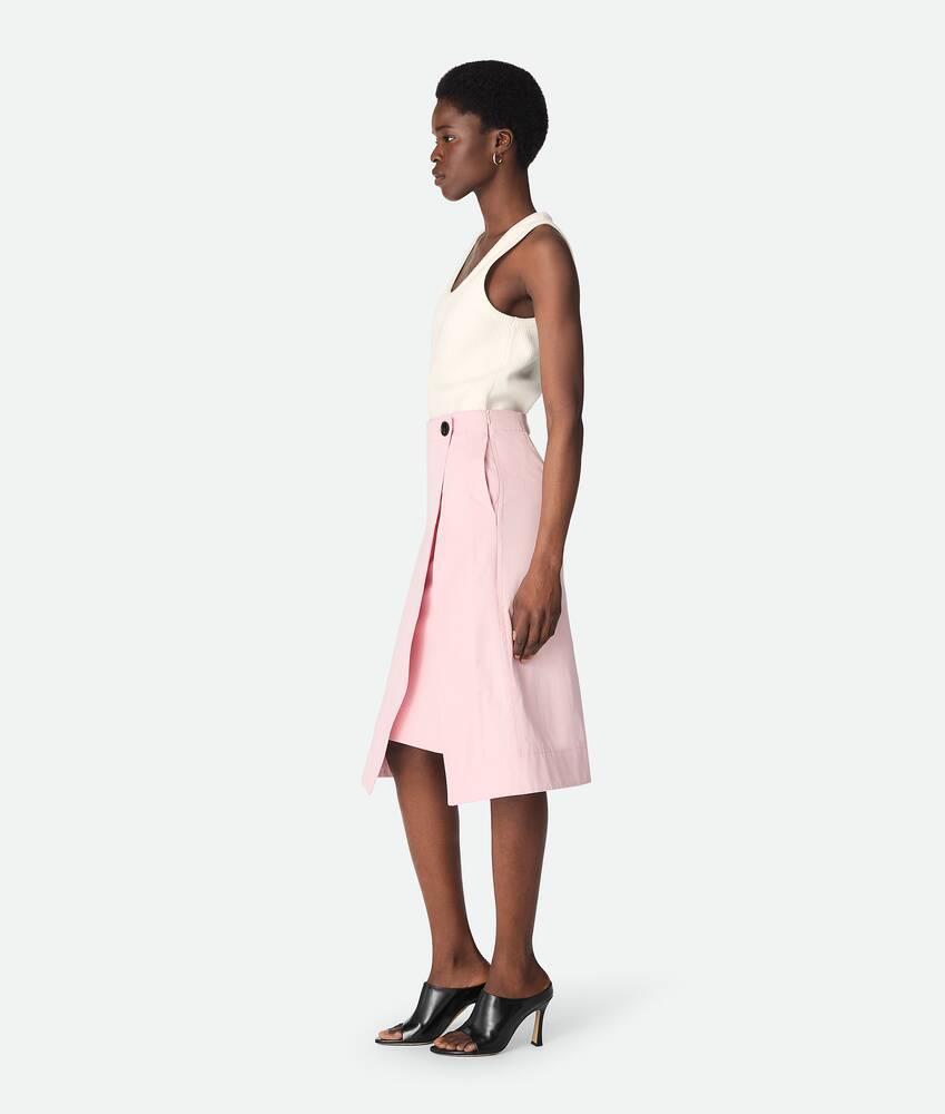 Women's Cotton Twill Skirt in Camelia Product Image
