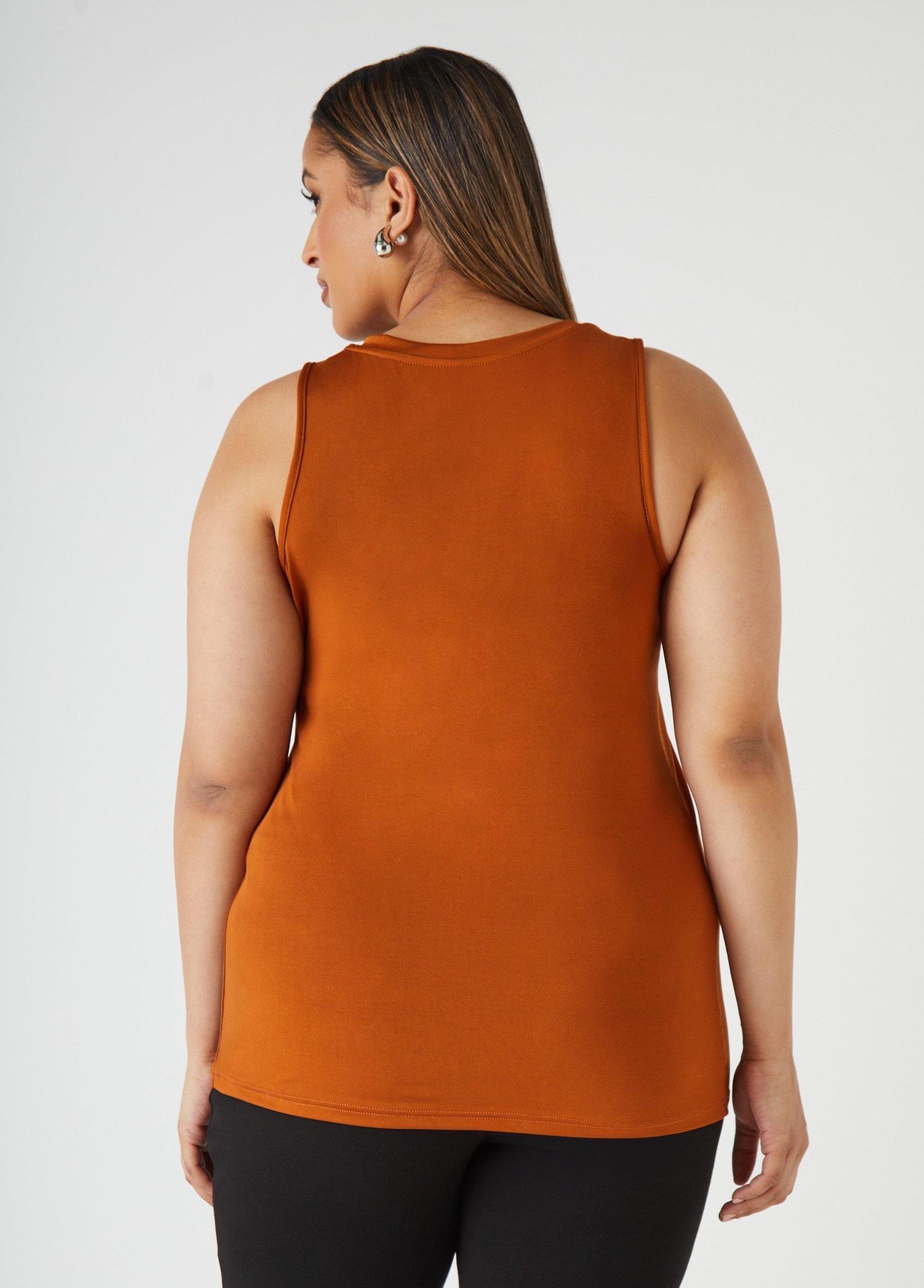 Basic Stretch Knit Tank Top Product Image