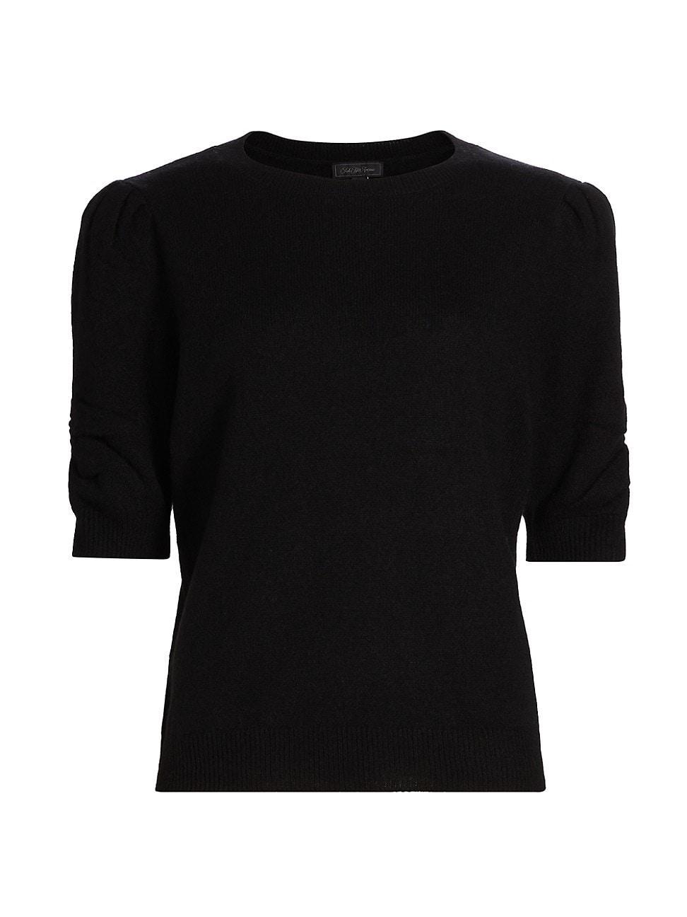 Womens Pleated Cashmere Sweater Product Image