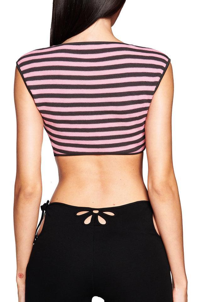 RICA TOP - PINK/GREY Product Image