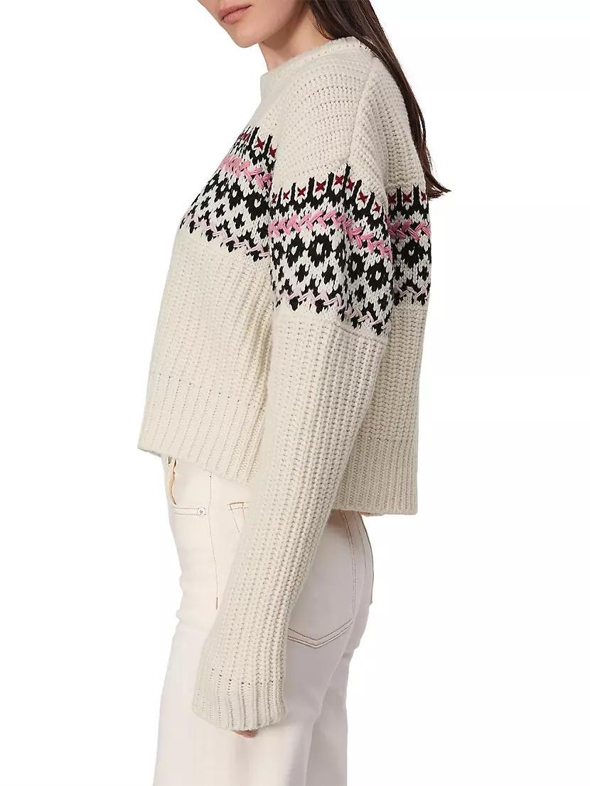 Leigh Fair Isle-Style Crewneck Sweater Product Image