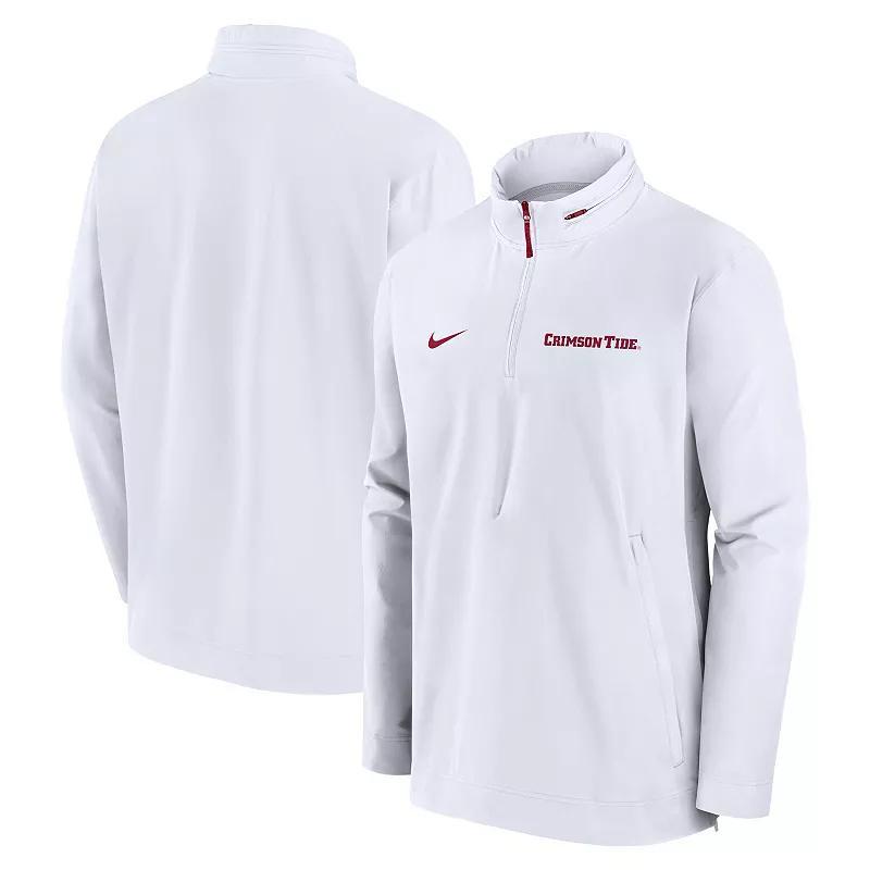 Alabama Crimson Tide Sideline Coach Nike Mens College 1/2-Zip Hooded Jacket Product Image