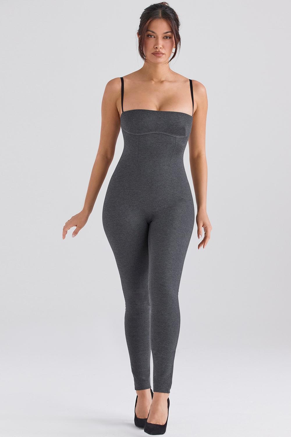 Luisa  charcoal loungewear jumpsuit - sale Product Image