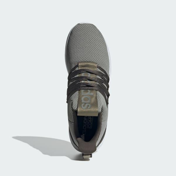adidas Lite Racer Adapt 7.0 Men's Running Shoes, White Black Product Image