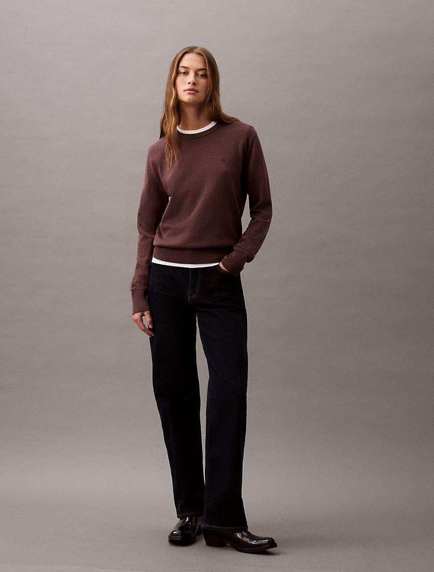 Smooth Cotton Sweater Product Image