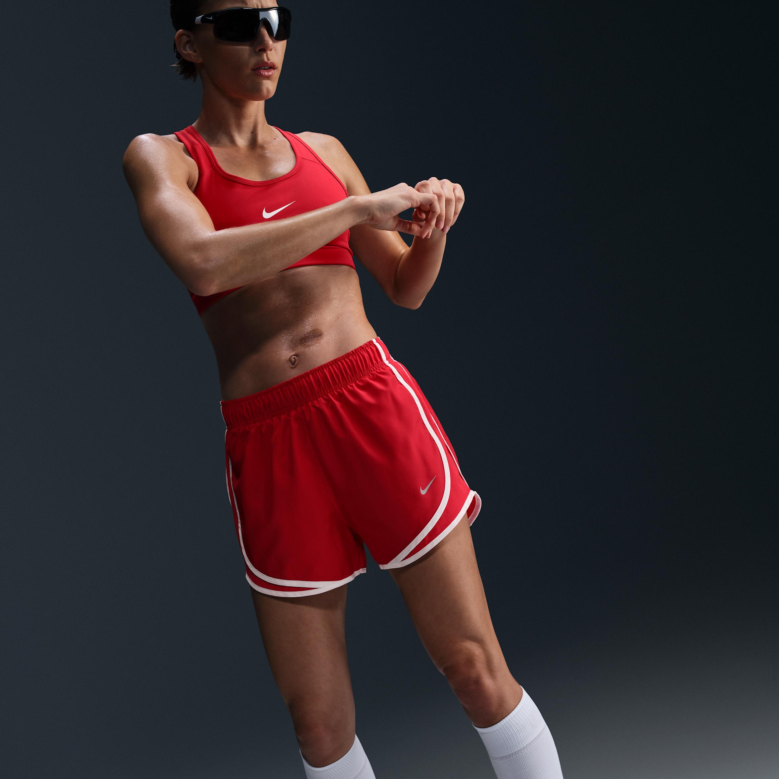 Nike Women's Tempo Dri-FIT Mid-Rise Brief-Lined Running Shorts Product Image