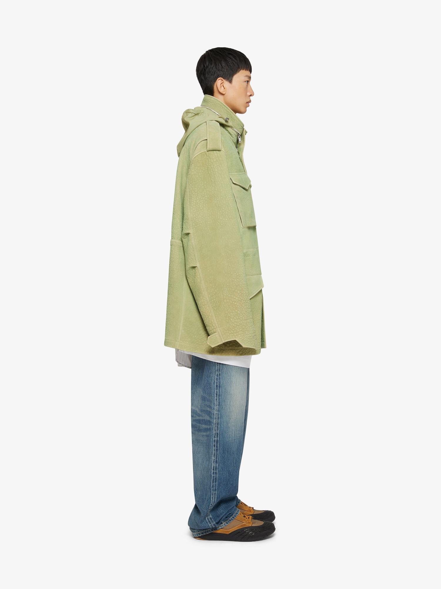 Parka in leather Product Image