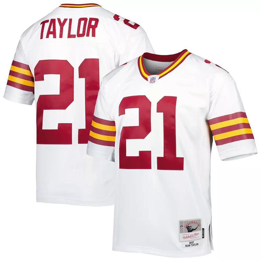 Men's Mitchell & Ness Sean Taylor White Washington Football Team 2007 Legacy Replica Jersey, Size: XL, Wft White Product Image