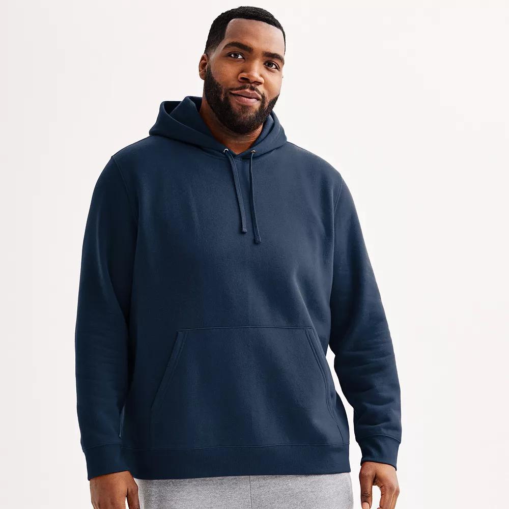 Big & Tall Tek Gear® Ultra Soft Pullover Hoodie, Men's, Size: XL Tall, Pink Magnolia Product Image