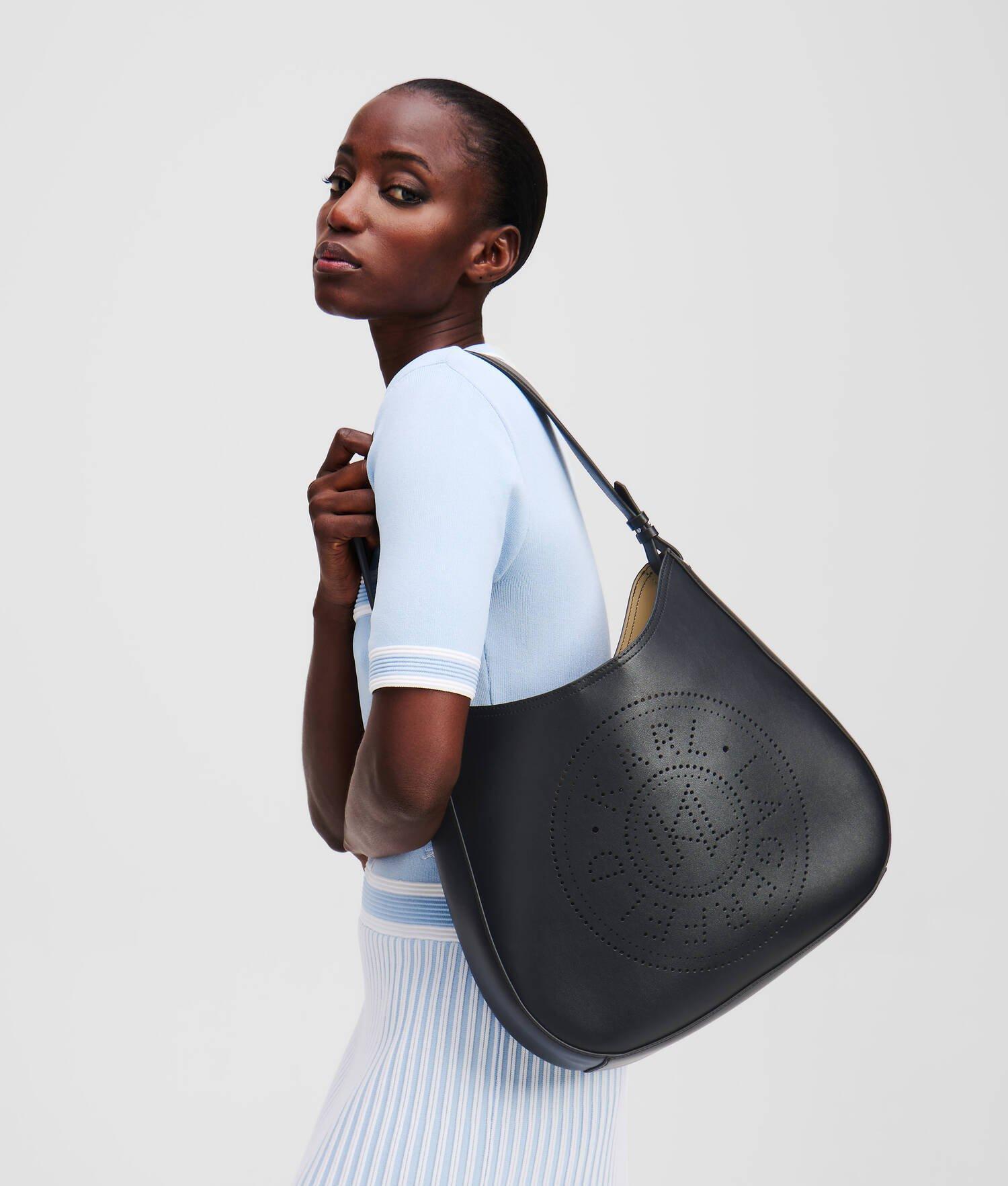 K/CIRCLE PERFORATED HOBO BAG Product Image