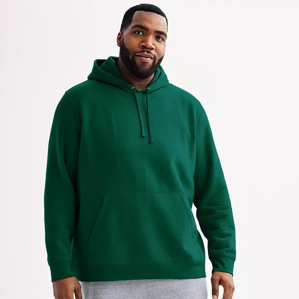 Big & Tall Tek Gear® Ultra Soft Pullover Hoodie, Men's, Size: Medium Tall, Valiant Green Product Image