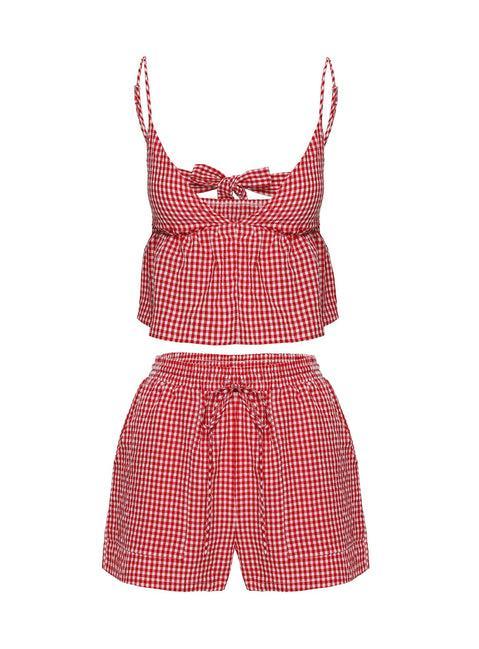 Lille Set Red Gingham Product Image