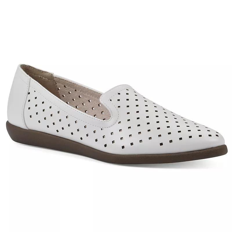 Cliffs by White Mountain Melodic Women's Loafers, Size: 8.5, White Smo Product Image