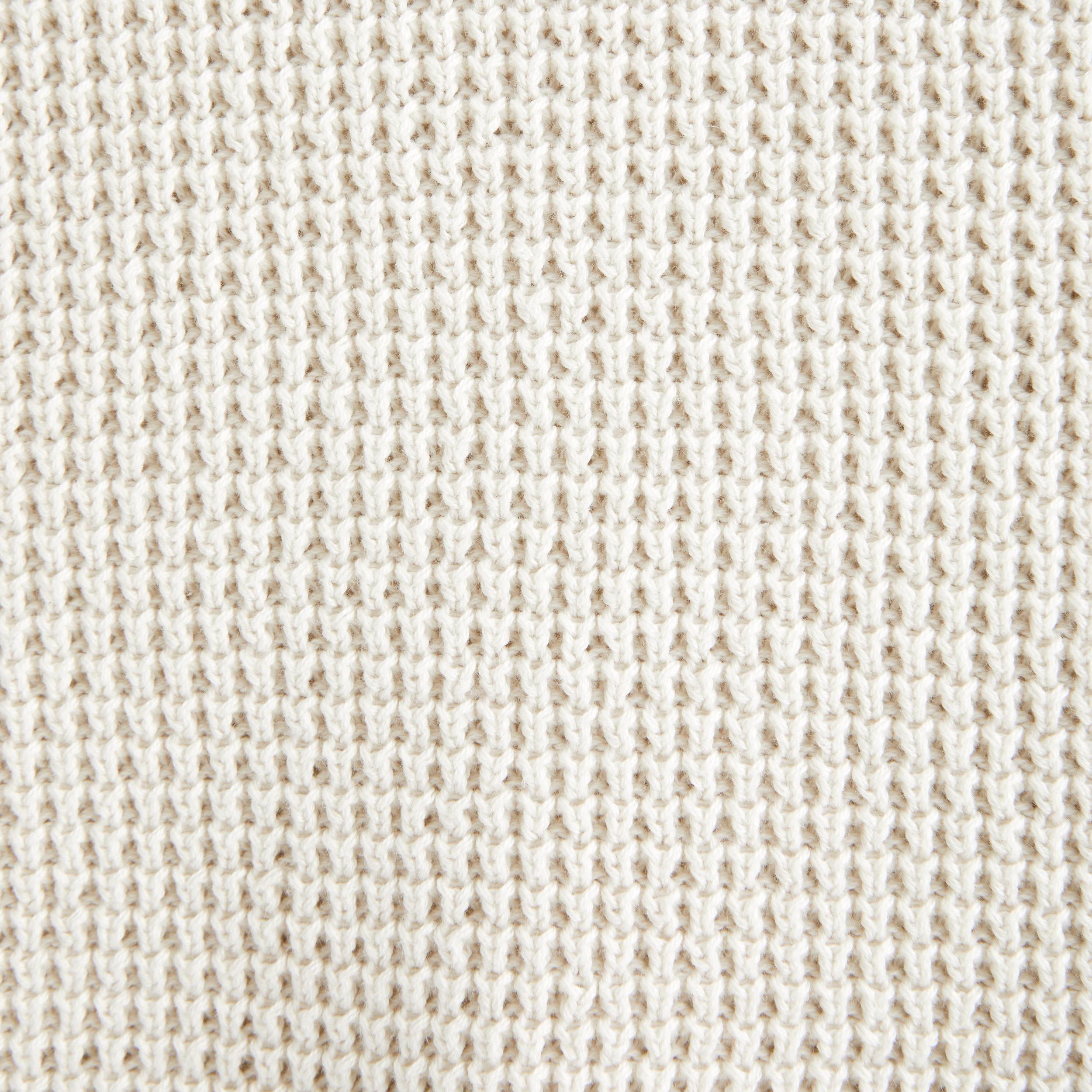 Oversized Waffle Crew Sweater Product Image