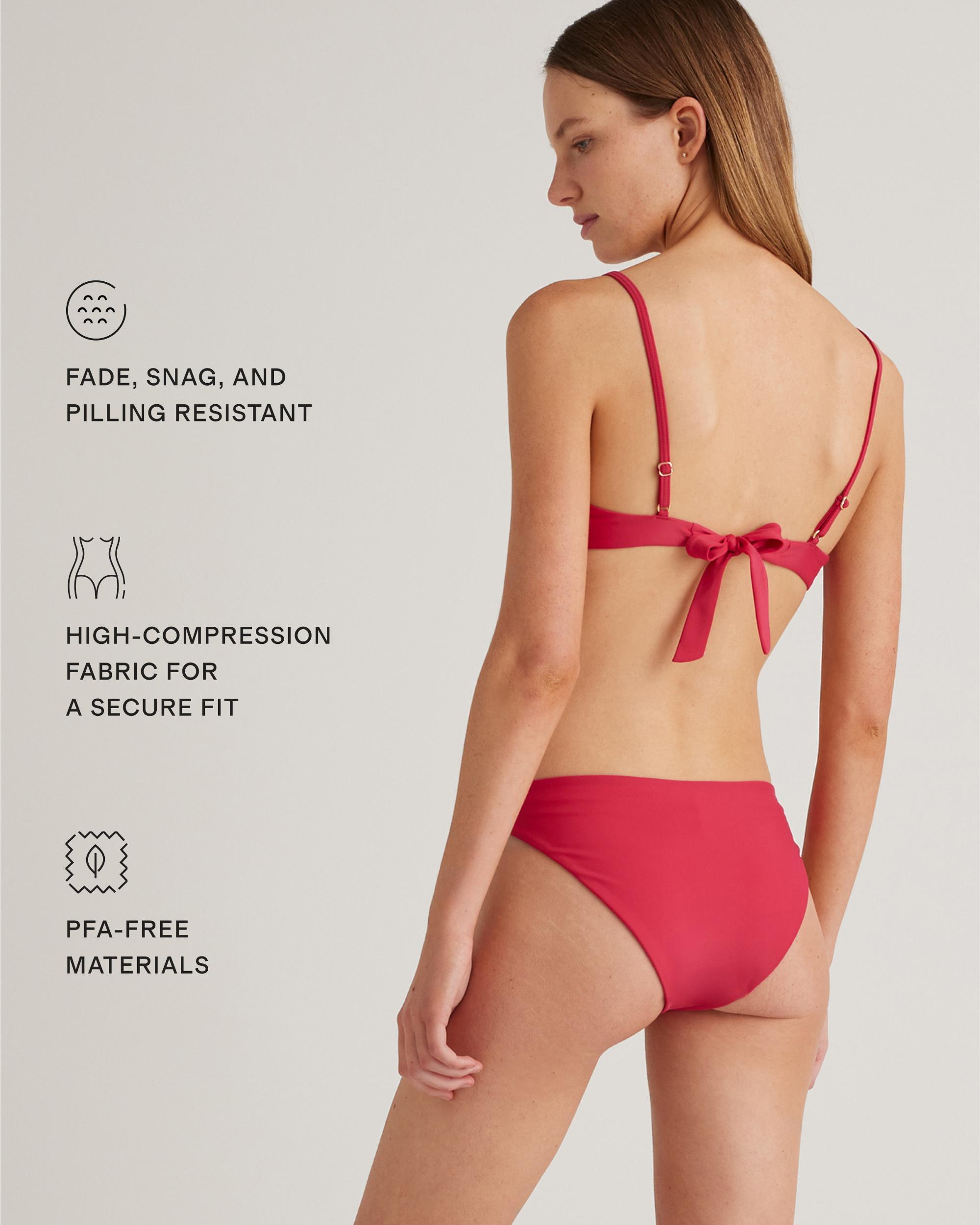 Quince | Women's Italian Low-Rise Bikini Bottom 78% Recycled Polyamide, 22% Spandex Product Image