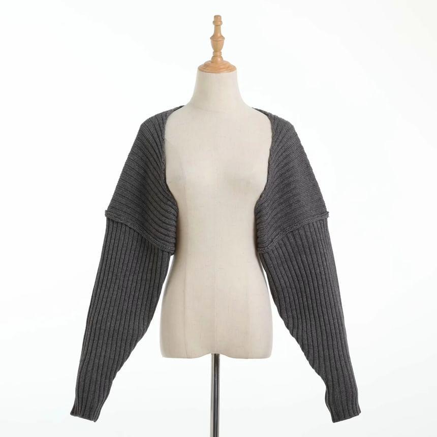 Ribbed Knit Shrug Product Image