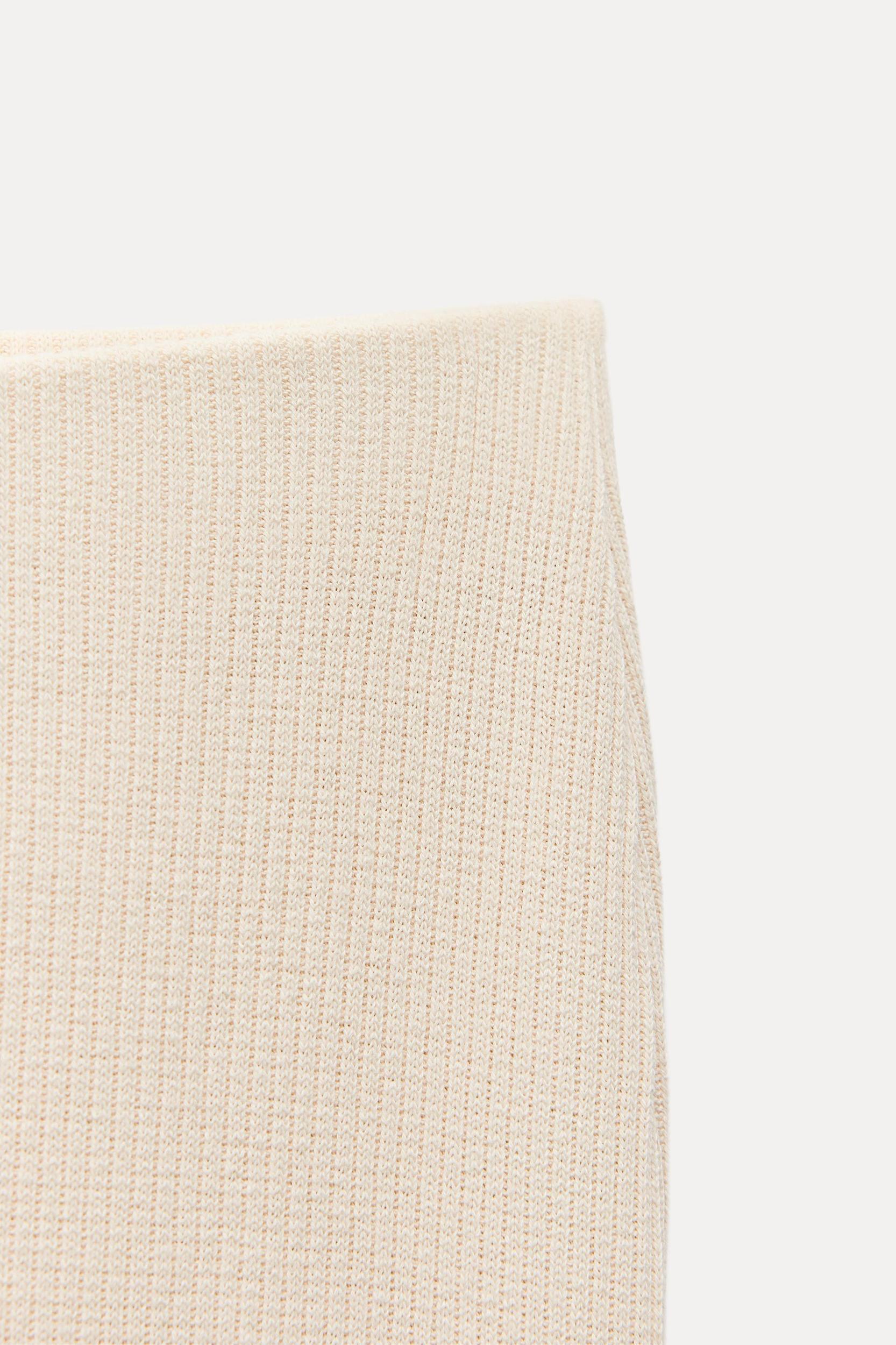CROCHET RIBBED SKIRT Product Image