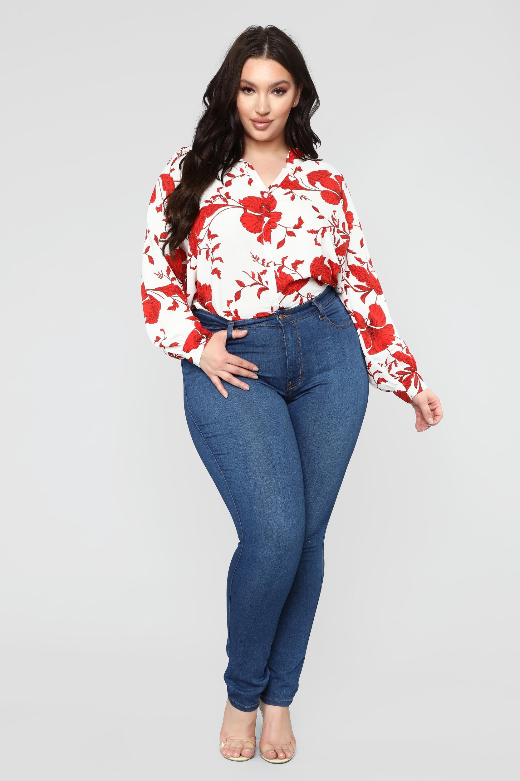 Floral Emotions Top - White/Combo Product Image
