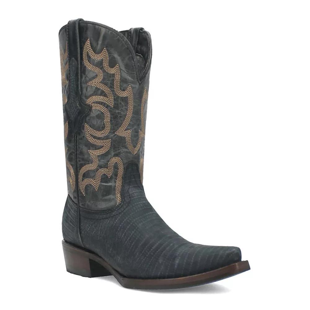 Dingo The Duke Men's Leather Boots, Size: 8.5, Blue Product Image