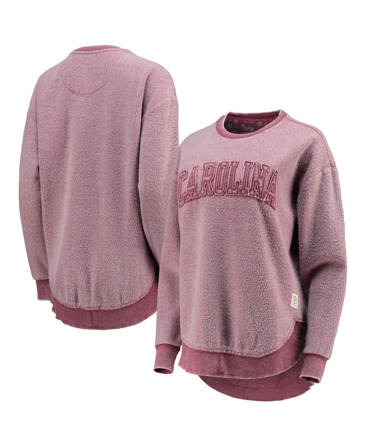 Women's Pressbox Garnet South Carolina Gamecocks Ponchoville Pullover Sweatshirt, Size: Medium, Red Product Image