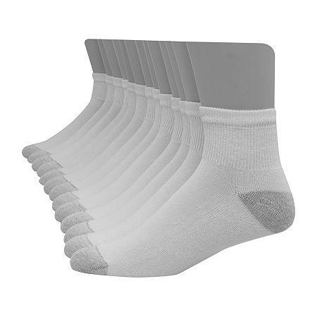 Hanes Ultimate Mens 12-Pack Soft & Durable Ankle Socks Product Image
