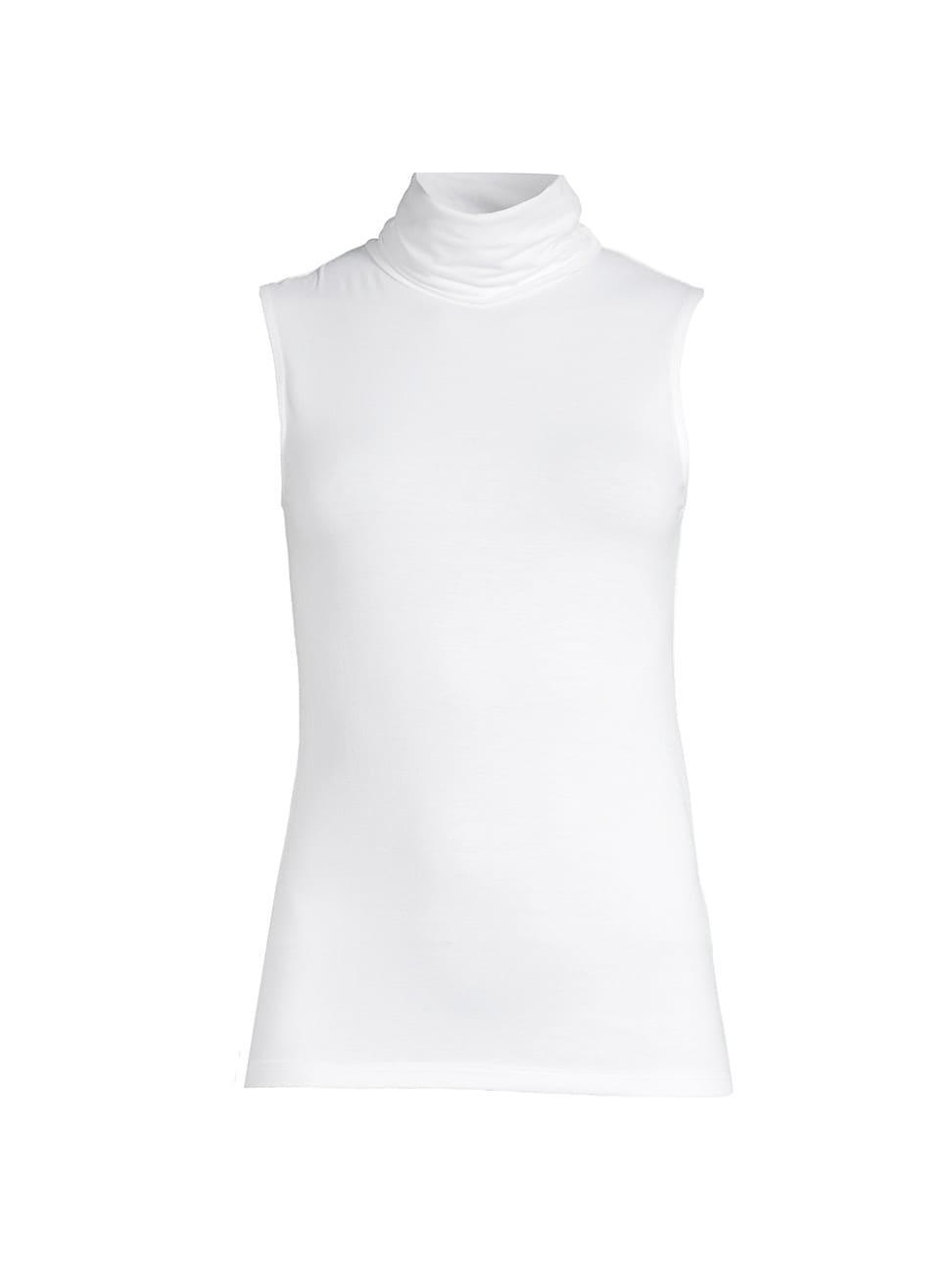 Majestic Filatures Sleeveless Turtleneck Top Product Image