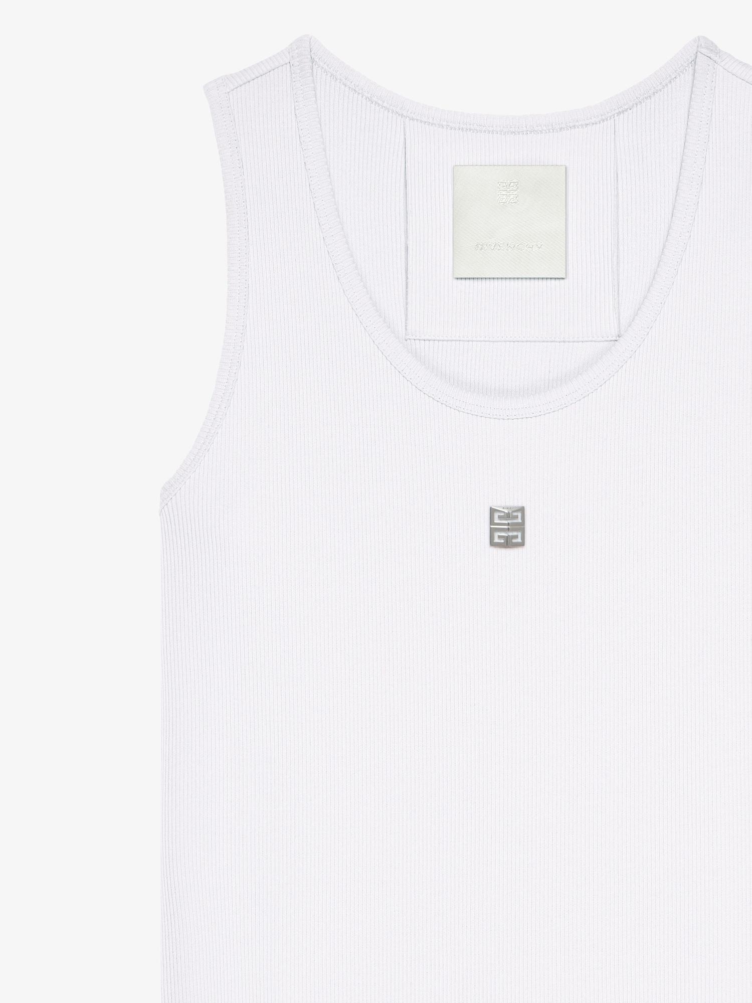 Tank dress in cotton with 4G detail Product Image