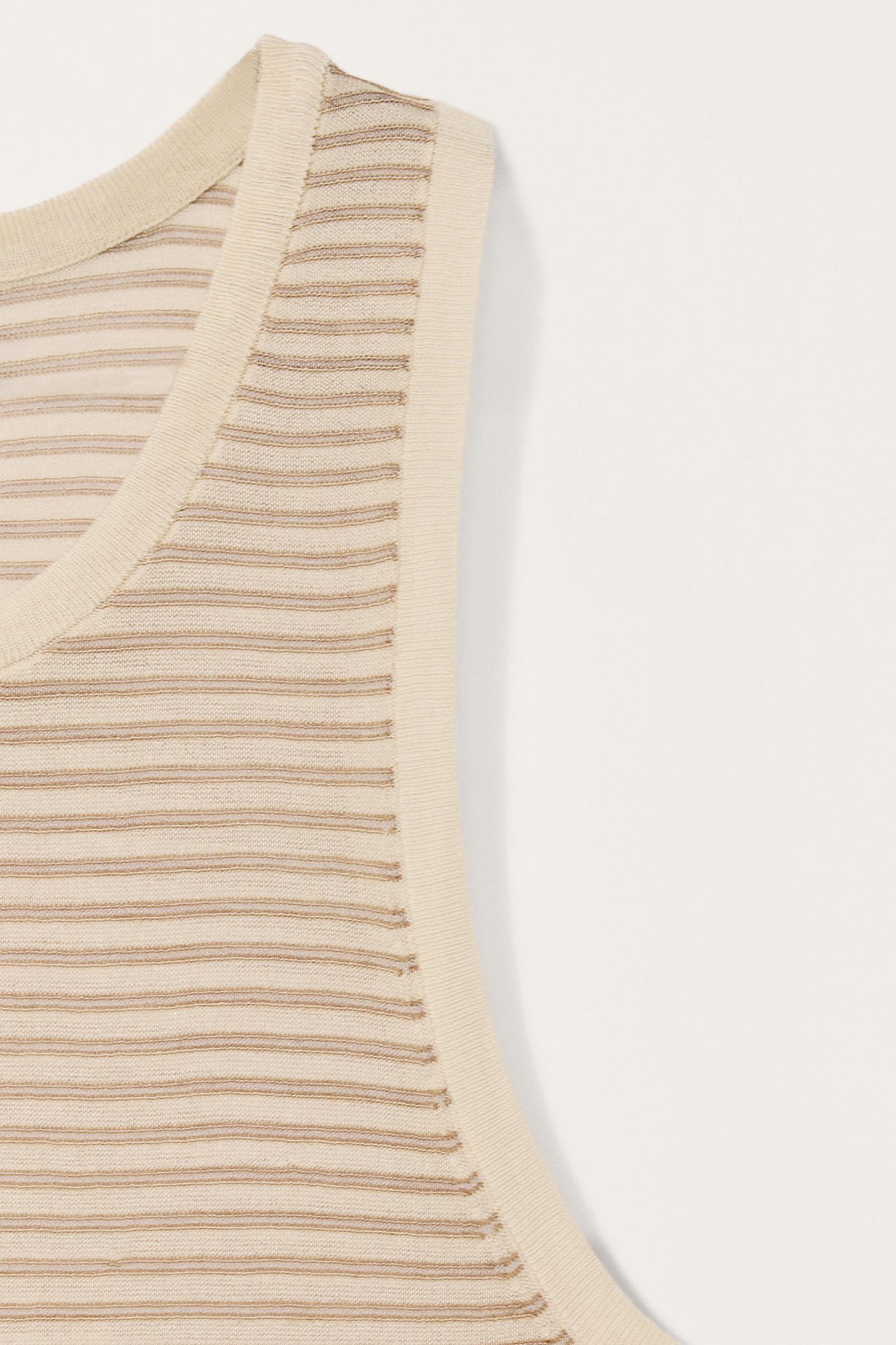 LIMITED EDITION STRIPED KNIT TANK TOP Product Image