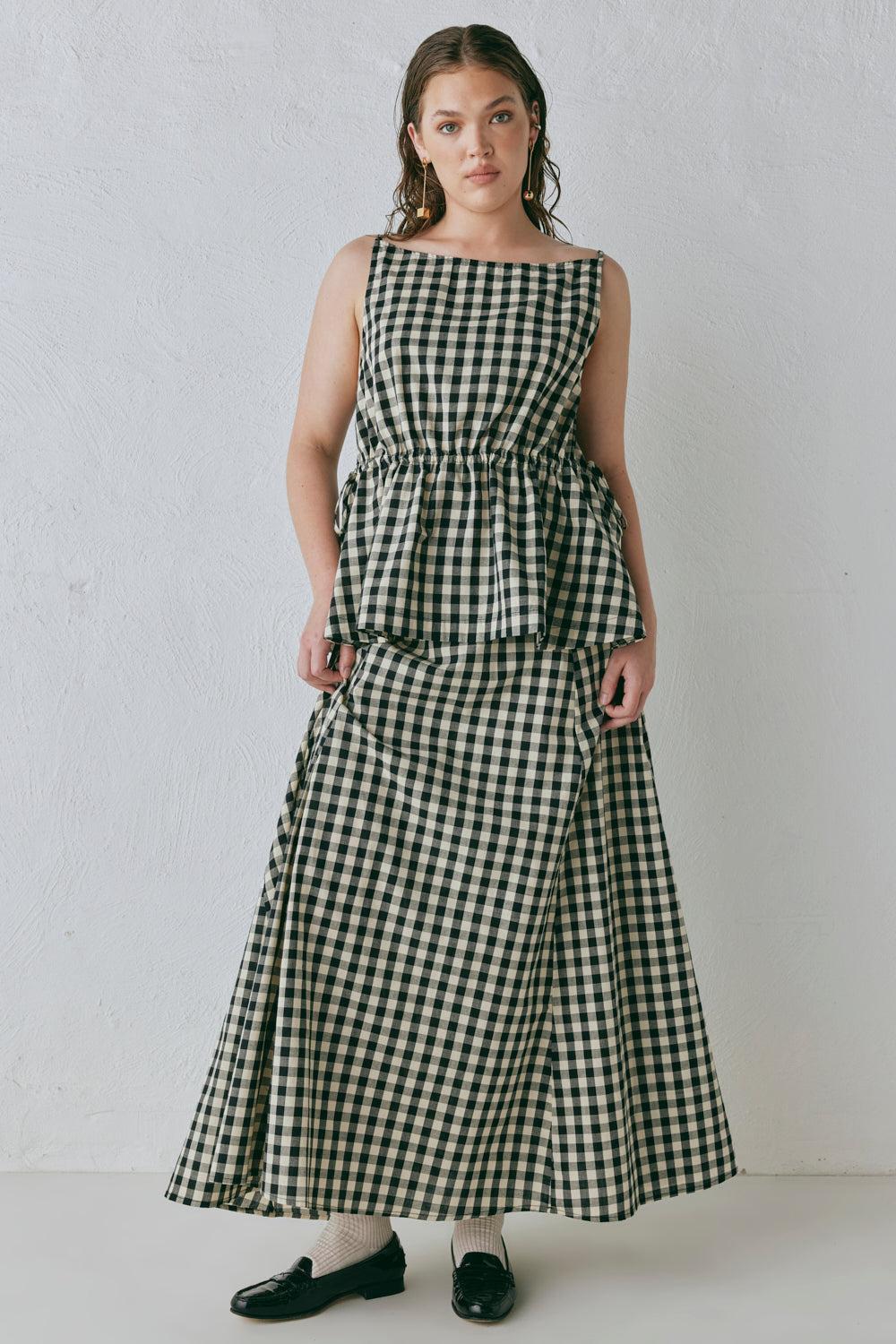 Freda Shorts Black Check Product Image