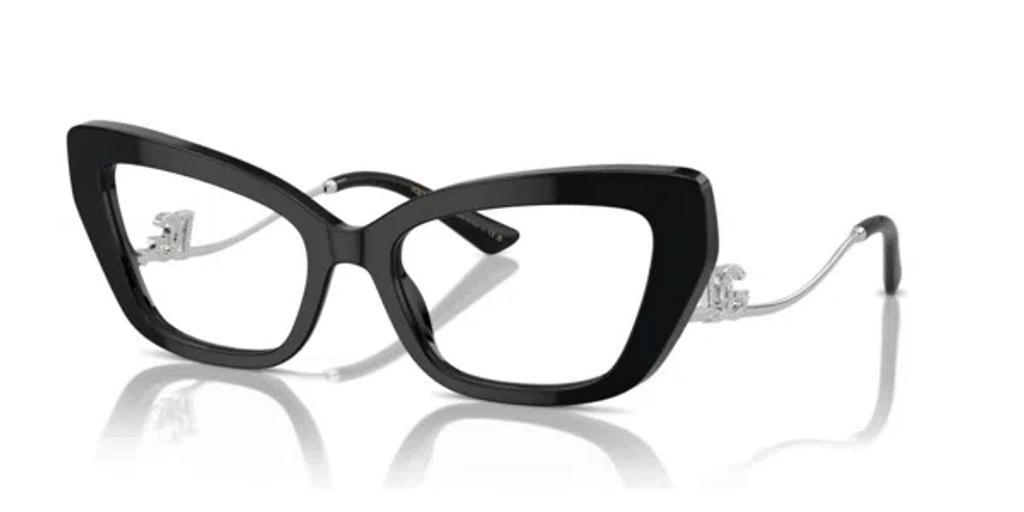 DOLCE & GABBANA Dg 3391b 501 56 Women's Eyeglasses – Black Frame, Demo Lenses Product Image
