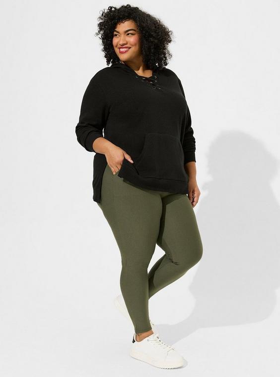 High-Rise Full-Length Fleece Pocket Legging Product Image